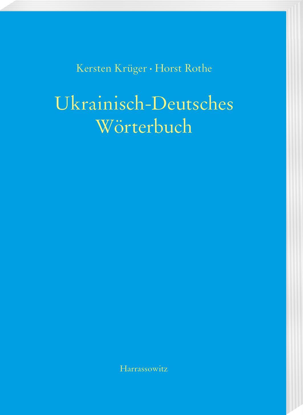 Cover: 9783447118354 | Ukrainisch-Deutsches Wörterbuch (UDEW) | Kersten Krüger (u. a.) | Buch