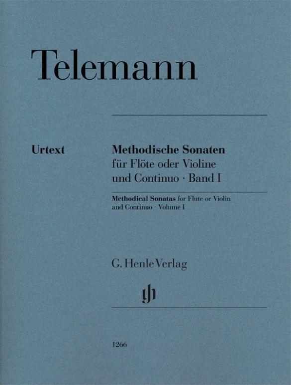 Cover: 9790201812663 | Methodische Sonaten für Flöte oder Violine und Bc Bd. I | Telemann