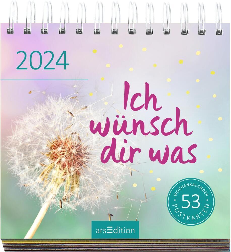 Cover: 4014489130116 | Postkartenkalender Ich wünsch dir was 2024 | Kalender | 108 S. | 2024
