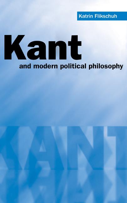 Cover: 9780521662376 | Kant and Modern Political Philosophy | Katrin Flikschuh | Buch | 2011