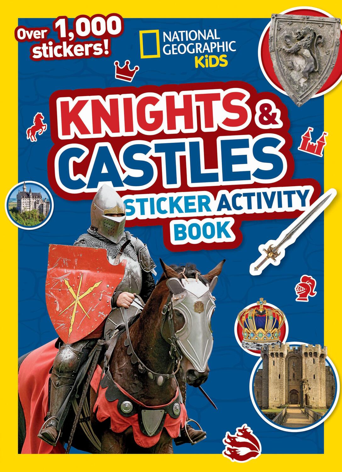 Cover: 9781426336652 | Knights and Castles Sticker Activity Book | National Geographic Kids