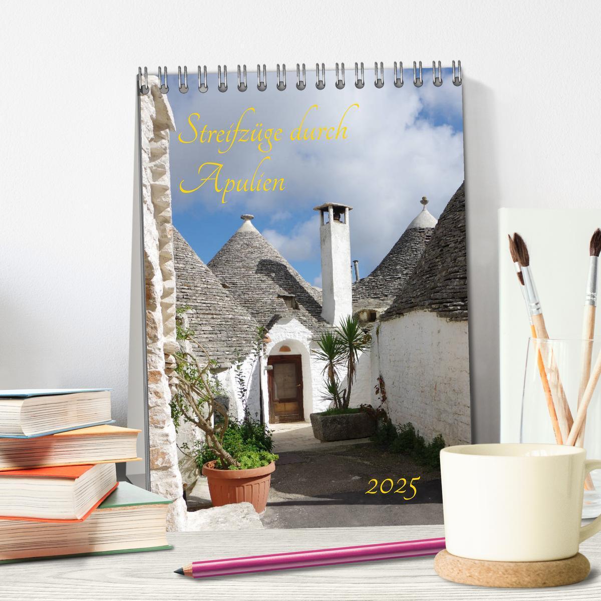 Bild: 9783435938605 | Kalender / Apulien (Tischkalender 2025 DIN A5 hoch), CALVENDO...