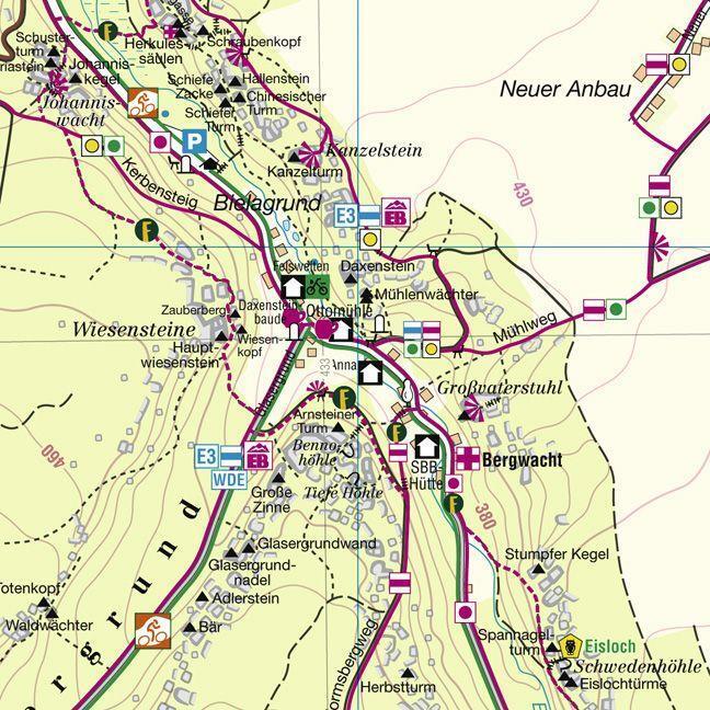 Bild: 9783868430950 | Rosenthal-Bielatal und Umgebung 1 : 15 000 | (Land-)Karte | Deutsch