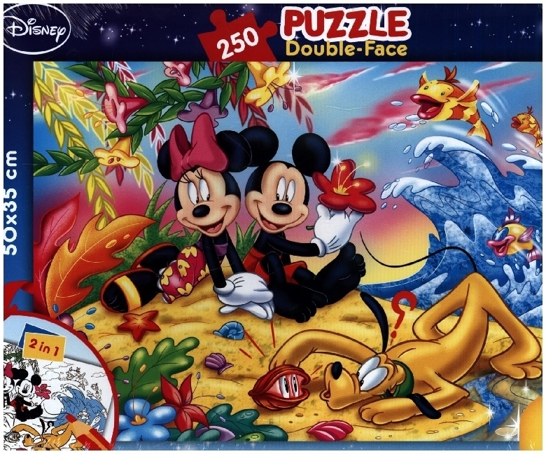 Cover: 8008324048113 | Puzzle Df Plus 250 Mickey Mouse - On The Beach (Puzzle) | Spiel | 2021