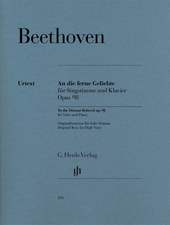 Cover: 9790201805795 | An Die Ferne Geliebte Op.98 | Ludwig van Beethoven | Buch
