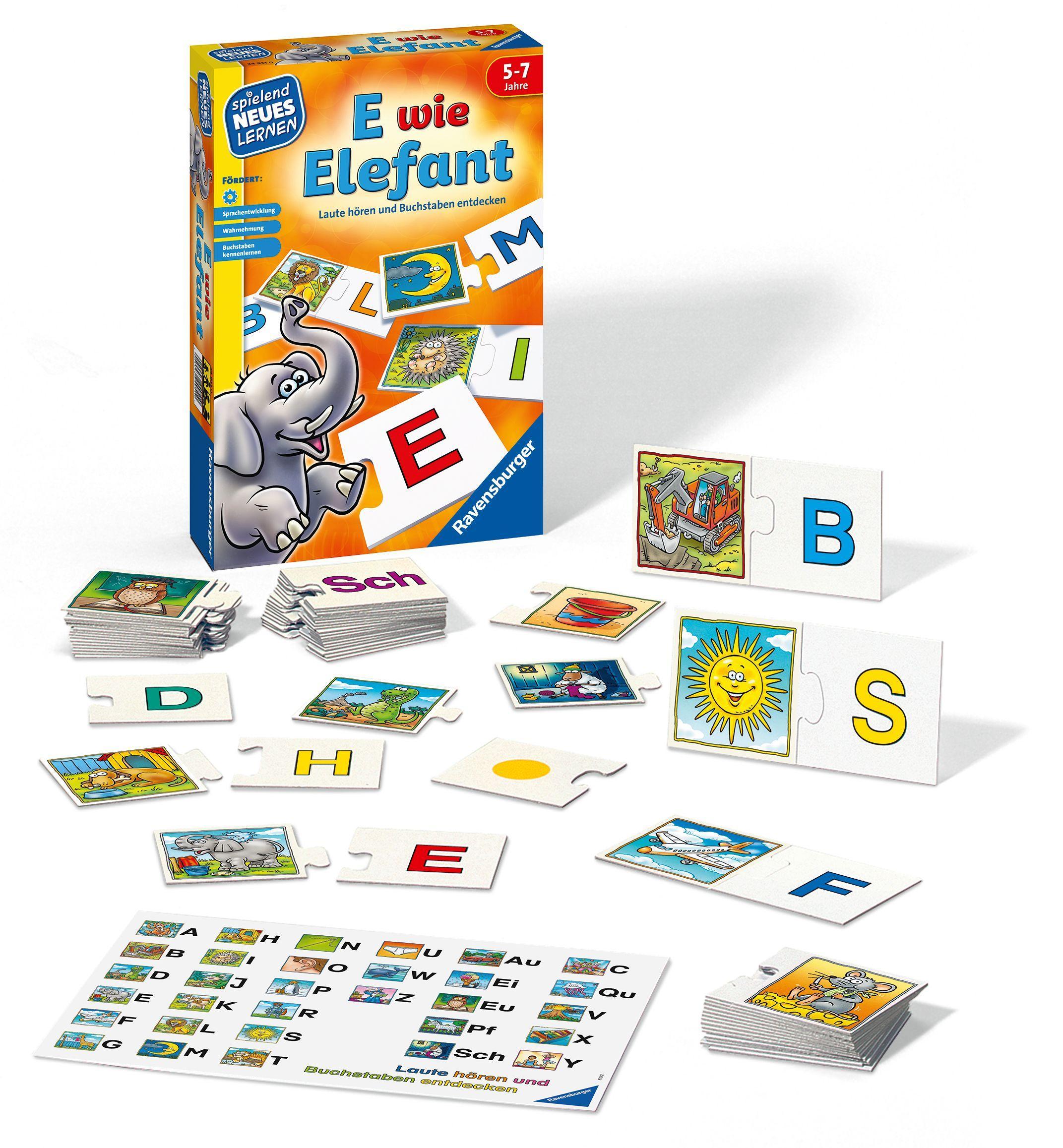 Bild: 4005556249510 | E wie Elefant | Spiel | 24951 | Deutsch | 2018 | Ravensburger