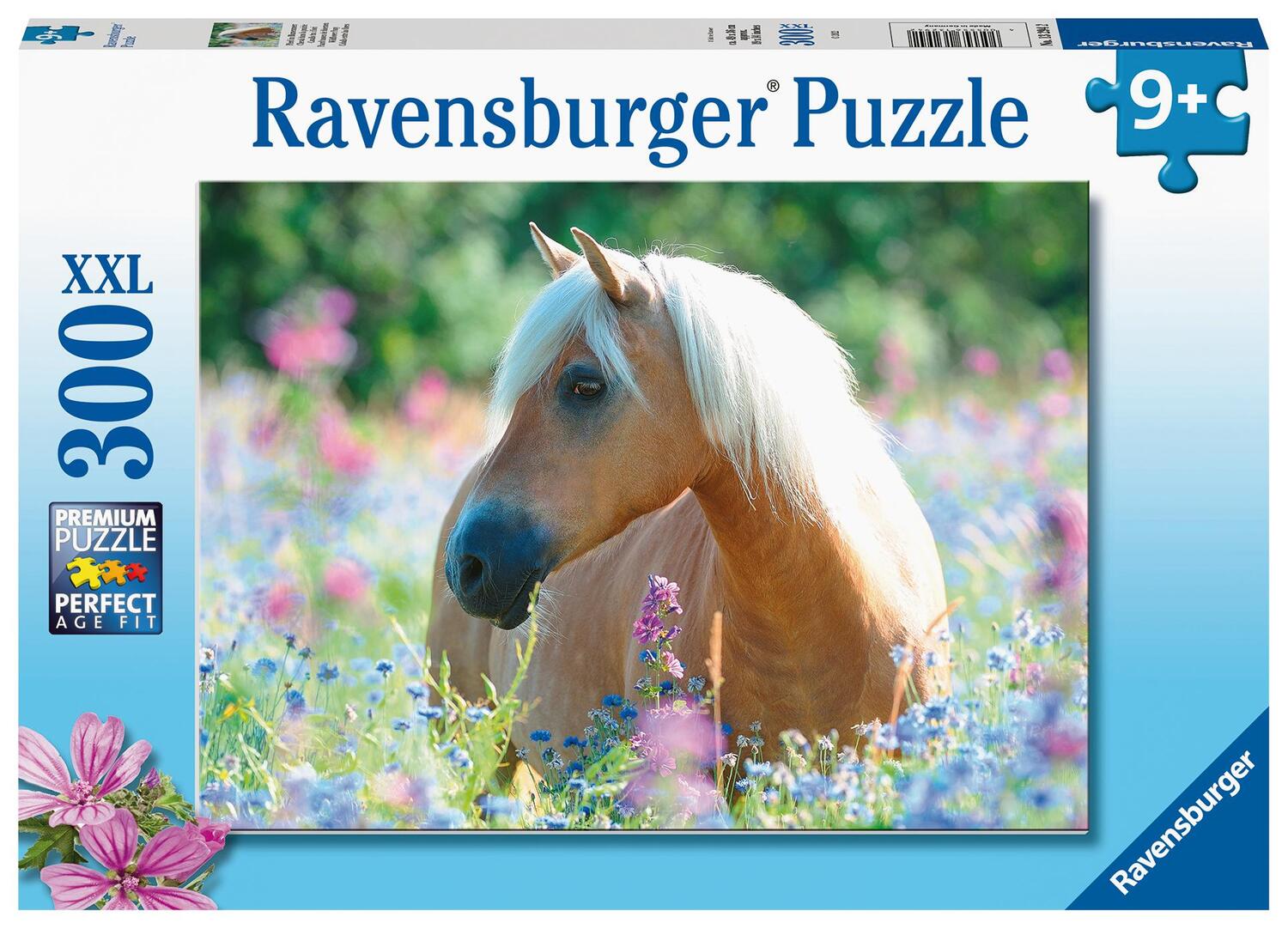 Cover: 4005556132942 | Ravensburger Kinderpuzzle - Pferd im Blumenmeer - 300 Teile Puzzle...