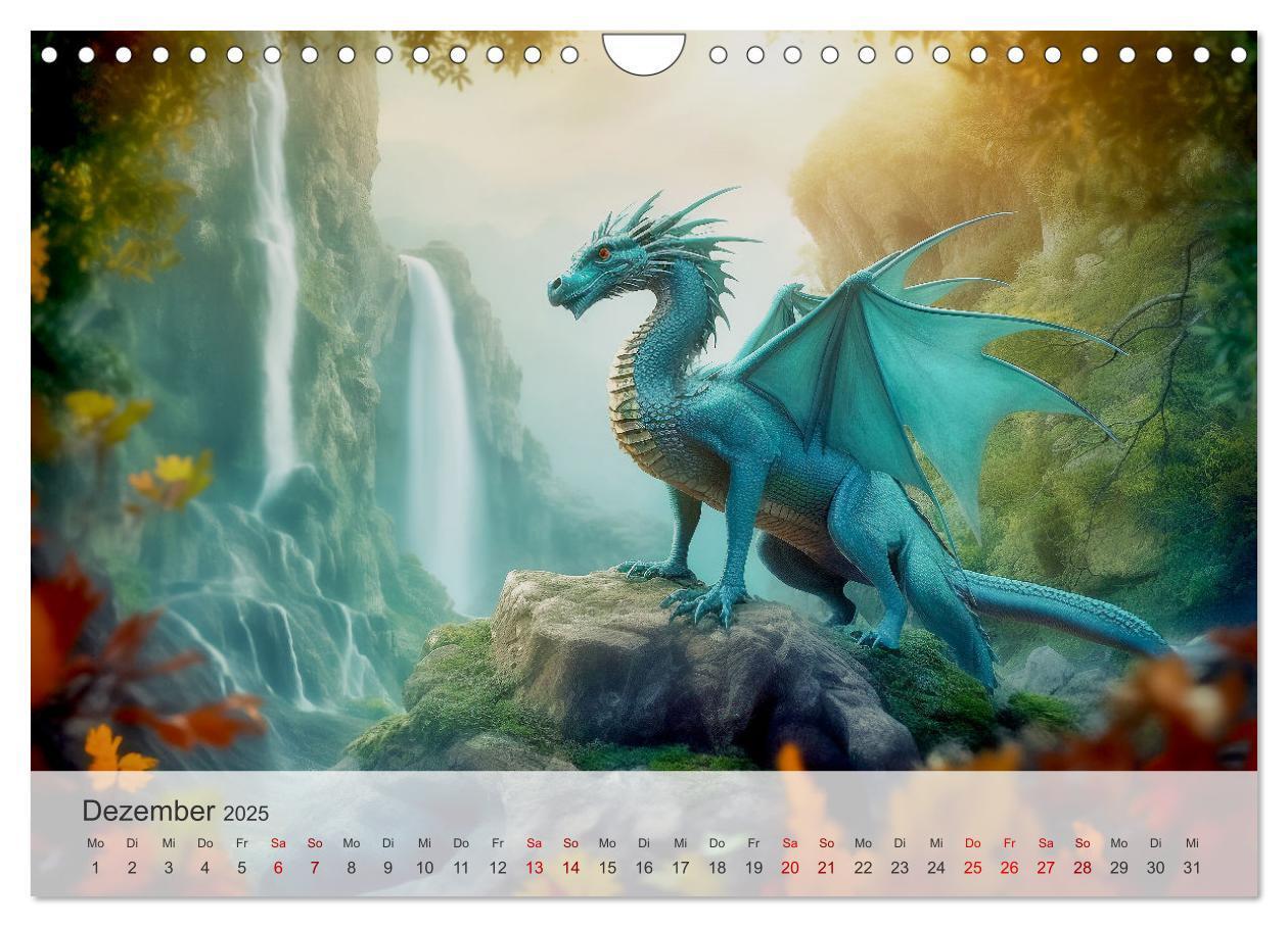 Bild: 9783383835506 | Im Land der schönen Drachen (Wandkalender 2025 DIN A4 quer),...