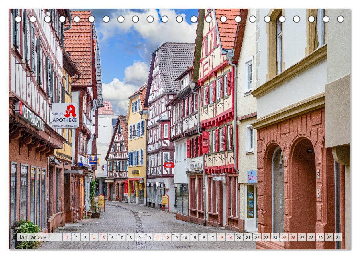 Bild: 9783435177295 | Mosbach Impressionen (Tischkalender 2025 DIN A5 quer), CALVENDO...