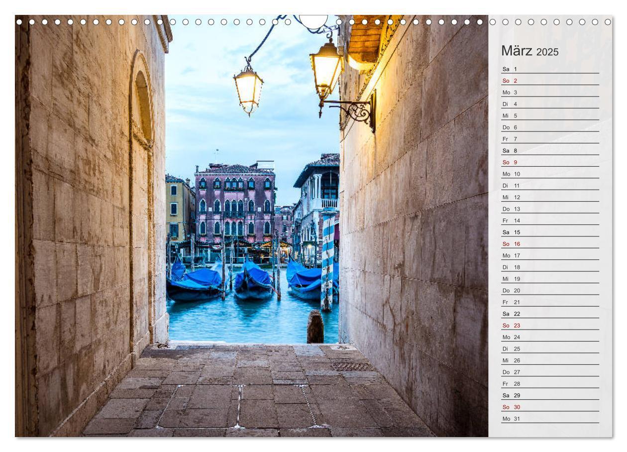 Bild: 9783435315680 | Venedig - Stille Momente (Wandkalender 2025 DIN A3 quer), CALVENDO...