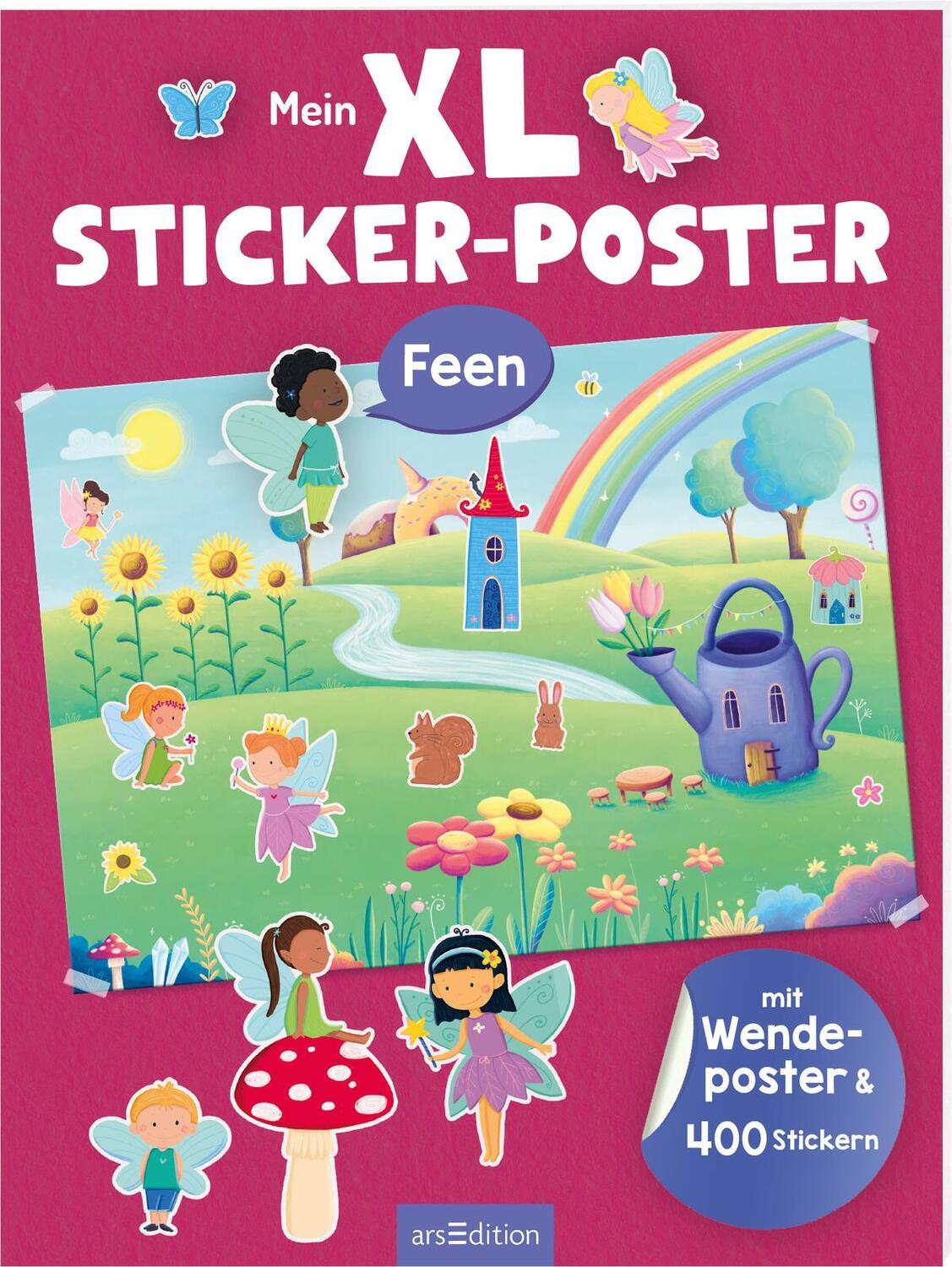 Cover: 9783845857589 | XL Sticker-Poster: Mein XL Sticker-Poster Feen | Taschenbuch | 32 S.