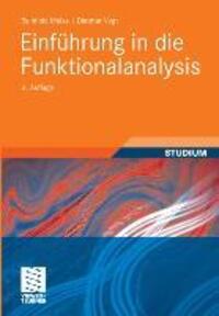Cover: 9783834818720 | Einführung in die Funktionalanalysis | Dietmar Vogt (u. a.) | Buch | x