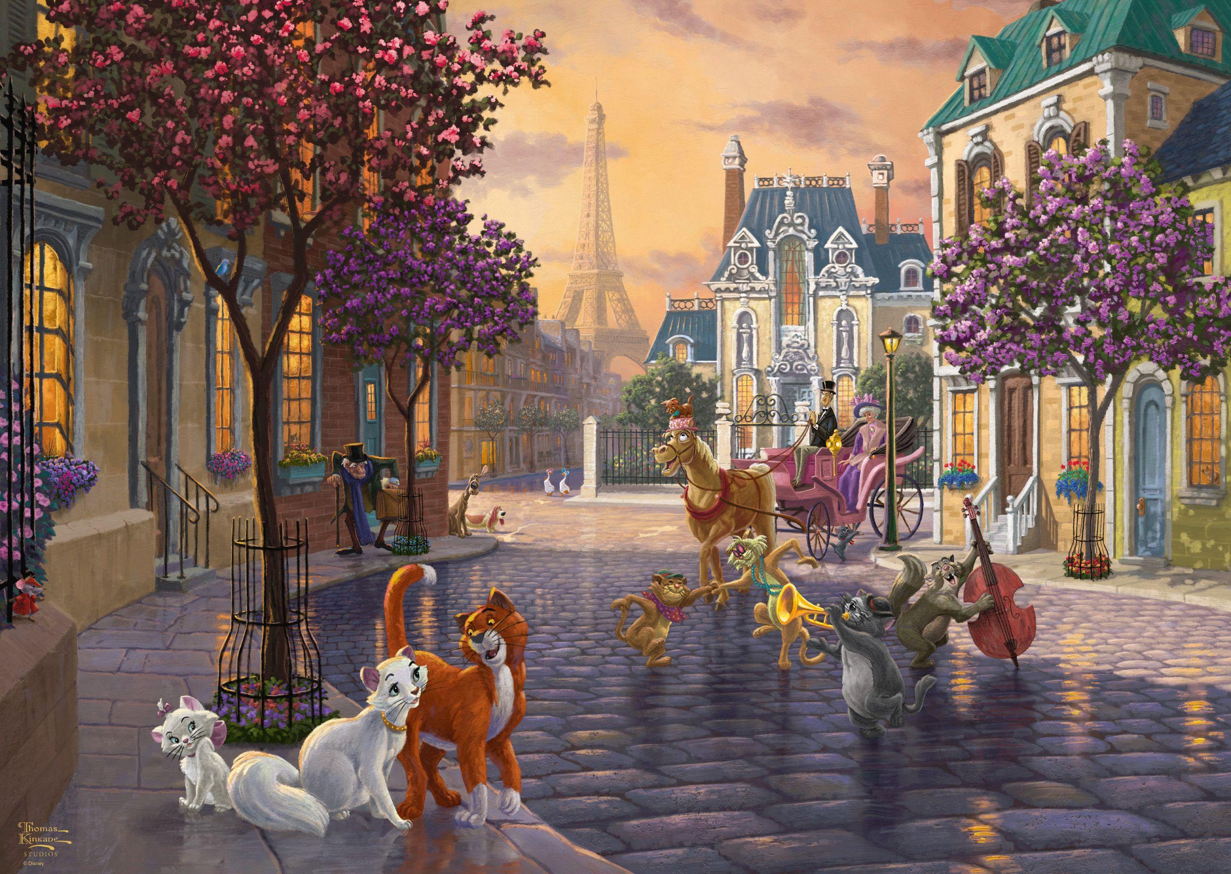 Bild: 4001504596903 | Disney, The Aristocats Puzzle 1.000 Teile | Thomas Kinkade | Spiel