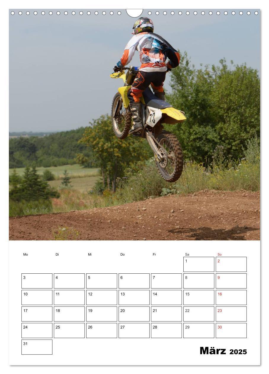 Bild: 9783457079355 | Motocross Terminplaner (Wandkalender 2025 DIN A3 hoch), CALVENDO...