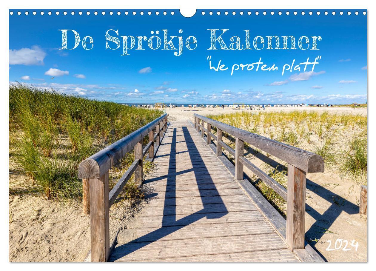 Cover: 9783675441699 | De Sprökje Kalenner "We proten platt" (Wandkalender 2024 DIN A3...
