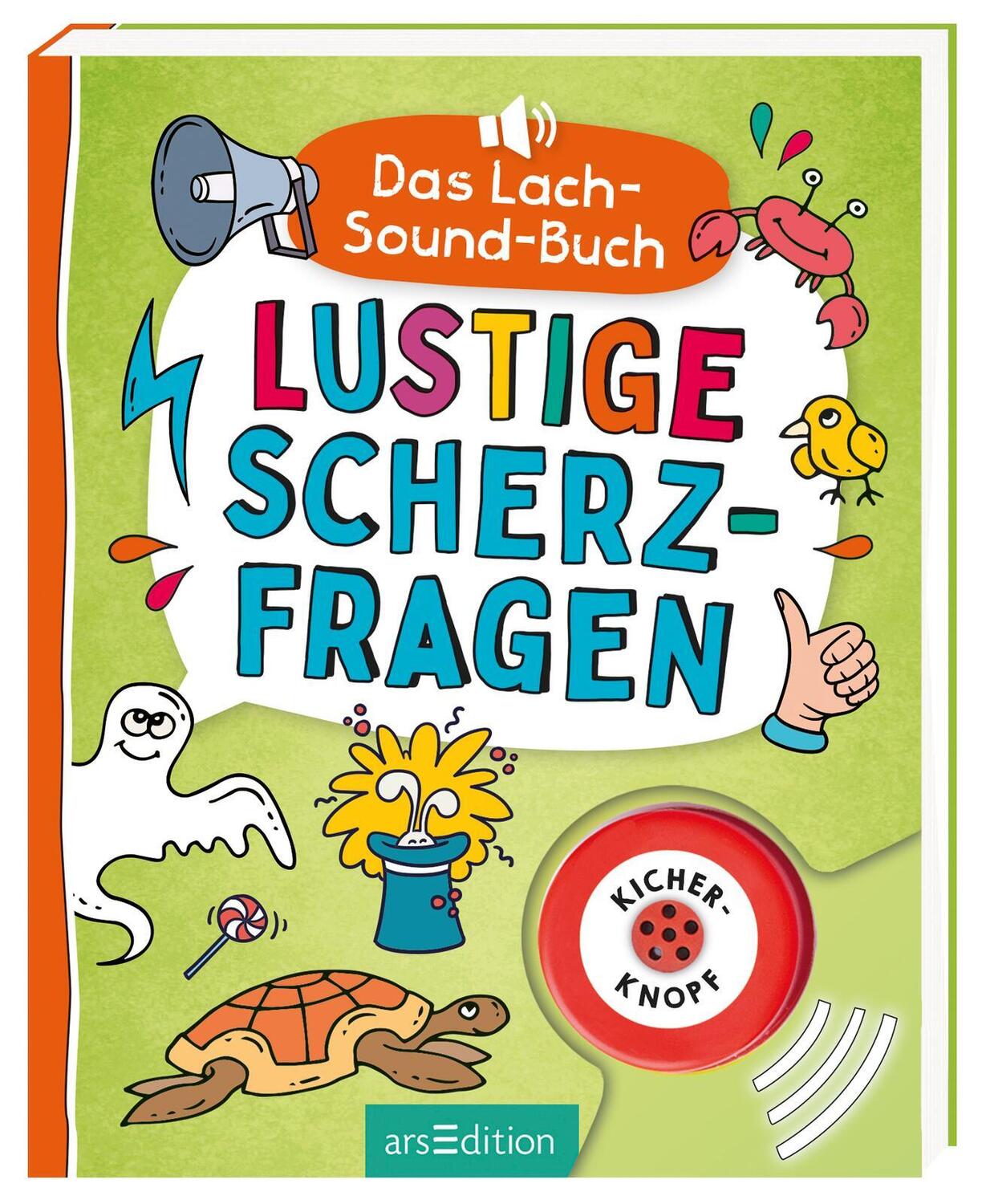 Cover: 9783845847863 | Das Lach-Sound-Buch - Lustige Scherzfragen | Mit Kicherknopf | Buch
