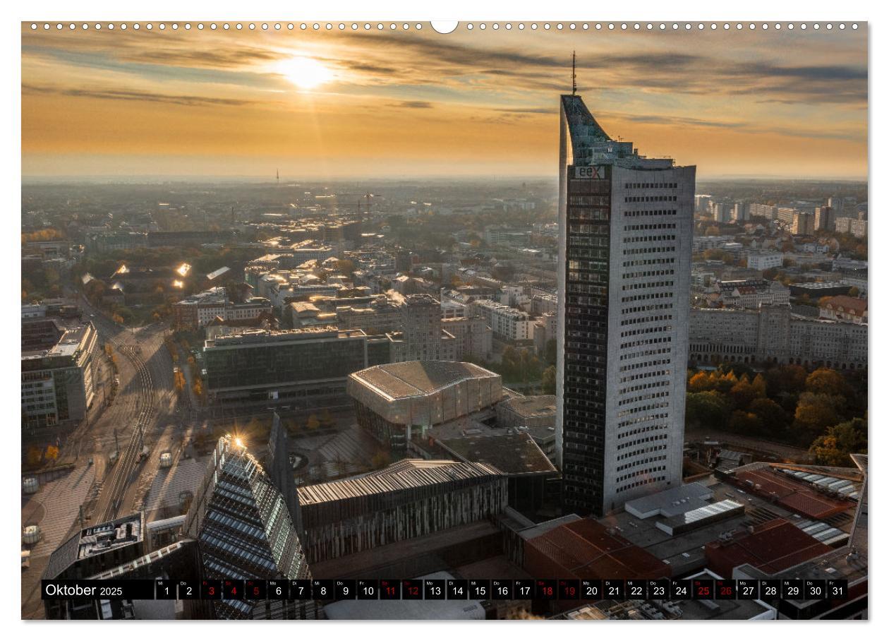 Bild: 9783383988356 | Leipzig von Oben 2025 (Wandkalender 2025 DIN A2 quer), CALVENDO...