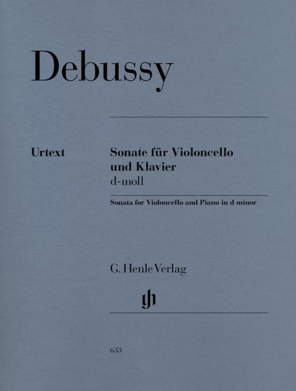 Cover: 9790201806334 | Debussy, Claude - Violoncellosonate d-moll | Claude Debussy | Buch