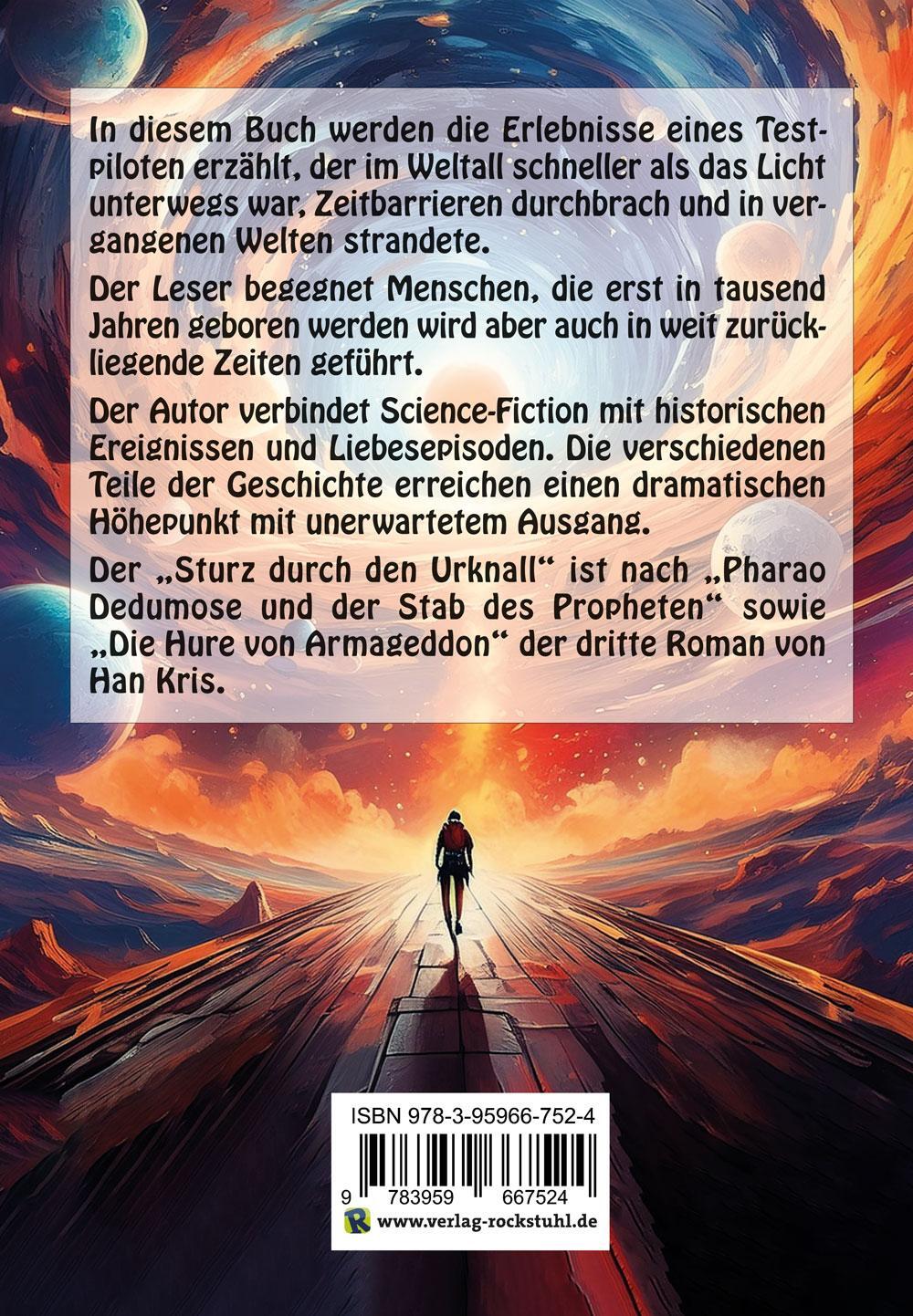 Rückseite: 9783959667524 | Sturz durch den Urknall | Kris Han | Taschenbuch | 388 S. | Deutsch