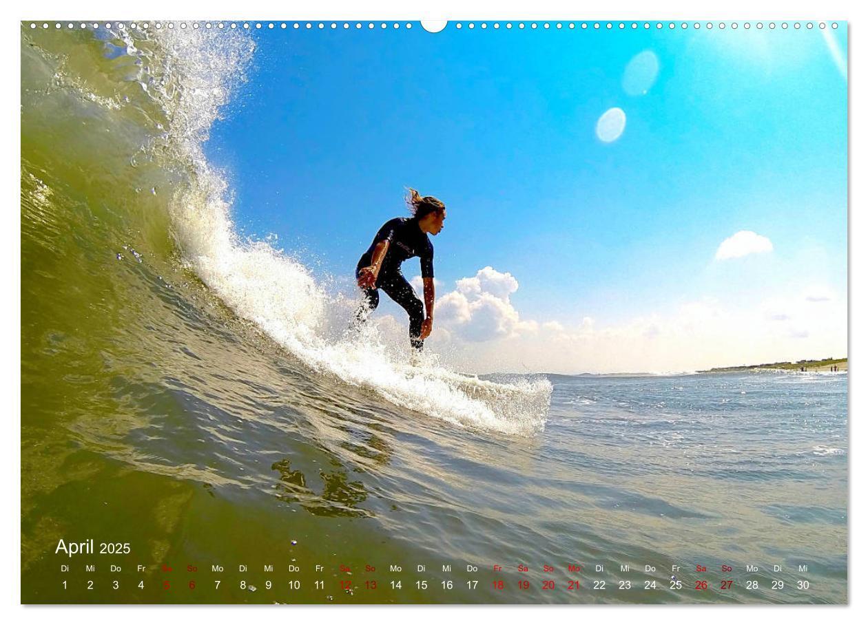 Bild: 9783435329038 | Surfen - die perfekte Welle (Wandkalender 2025 DIN A2 quer),...