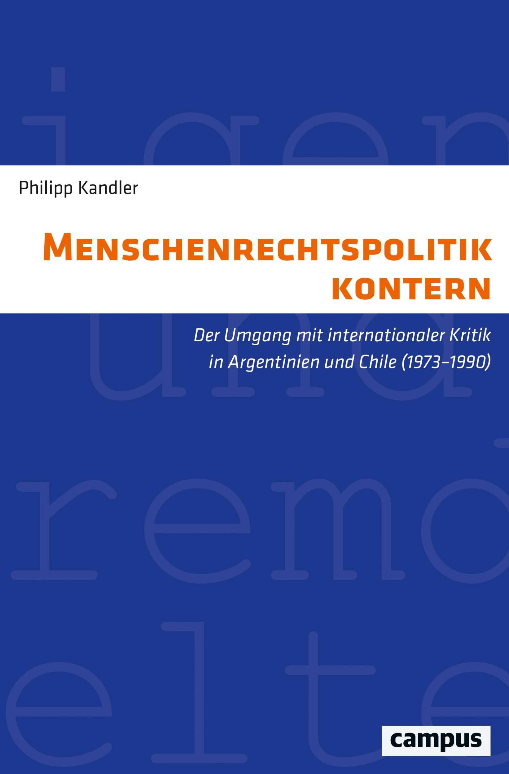 Cover: 9783593512976 | Menschenrechtspolitik kontern | Philipp Kandler | Taschenbuch | 422 S.