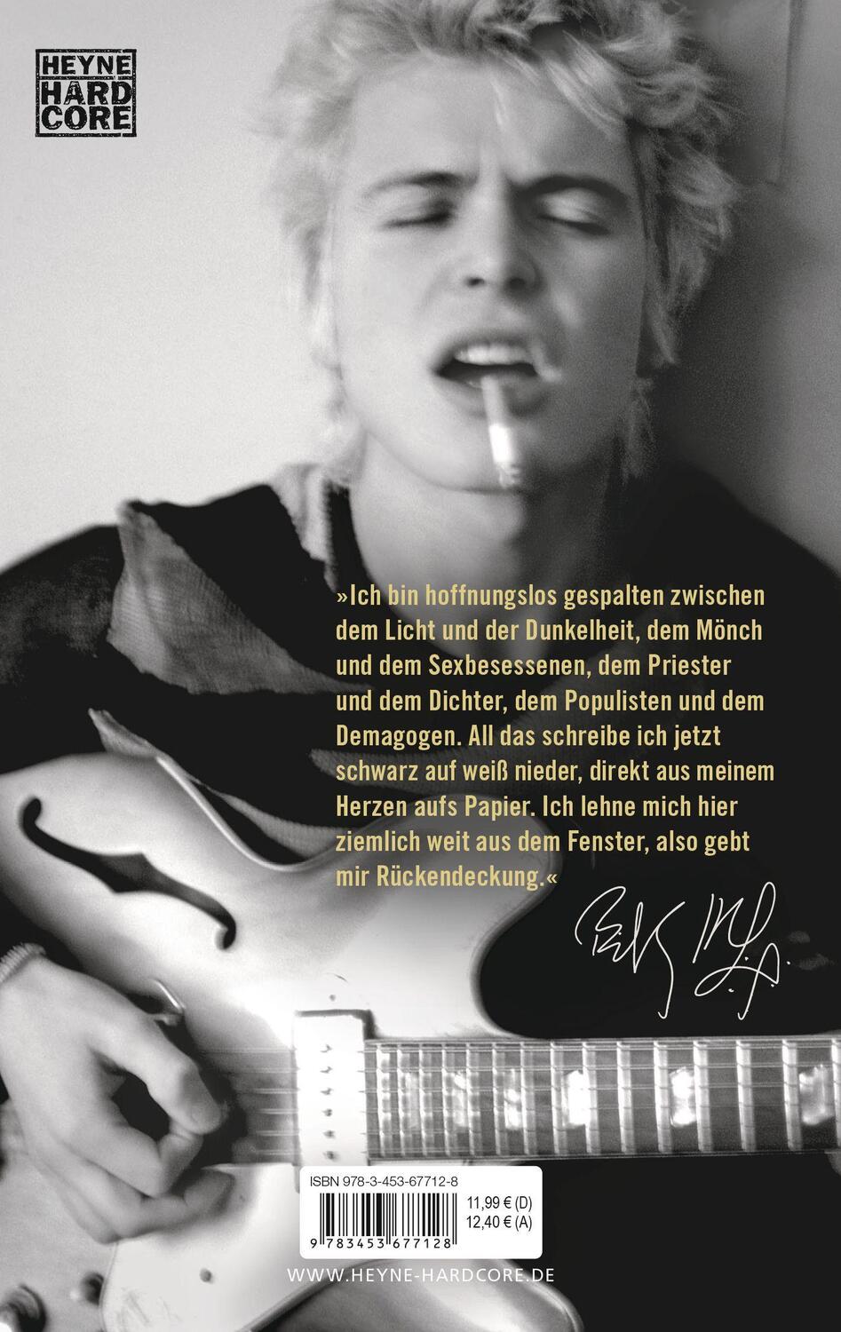 Bild: 9783453677128 | Dancing With Myself | Die Autobiografie | Billy Idol | Taschenbuch