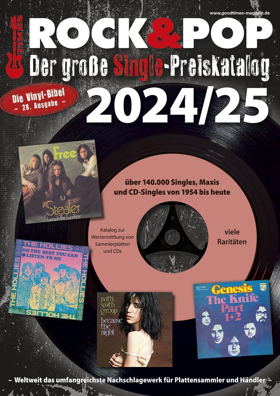 Cover: 9783938155424 | Der große Rock &amp; Pop Single Preiskatalog 2024/25 | Martin Reichold