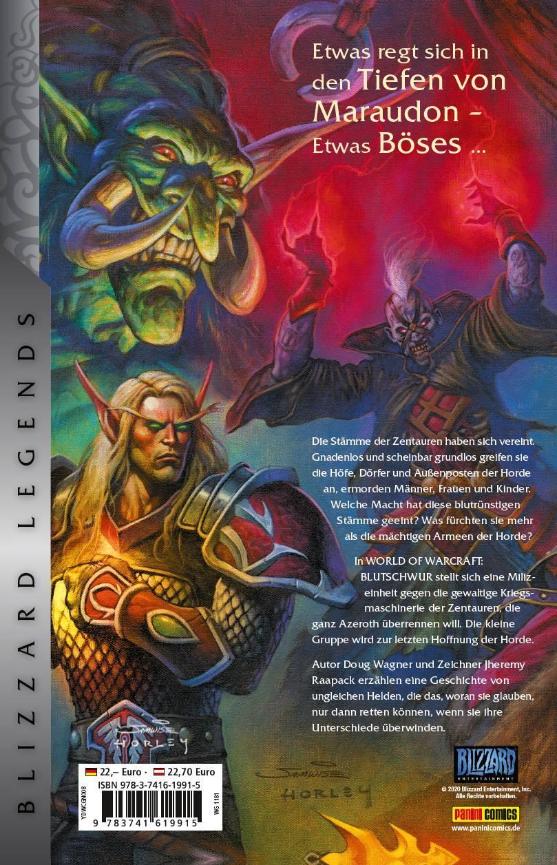 Rückseite: 9783741619915 | World of Warcraft - Graphic Novel | Blutschwur | Doug Wagner (u. a.)