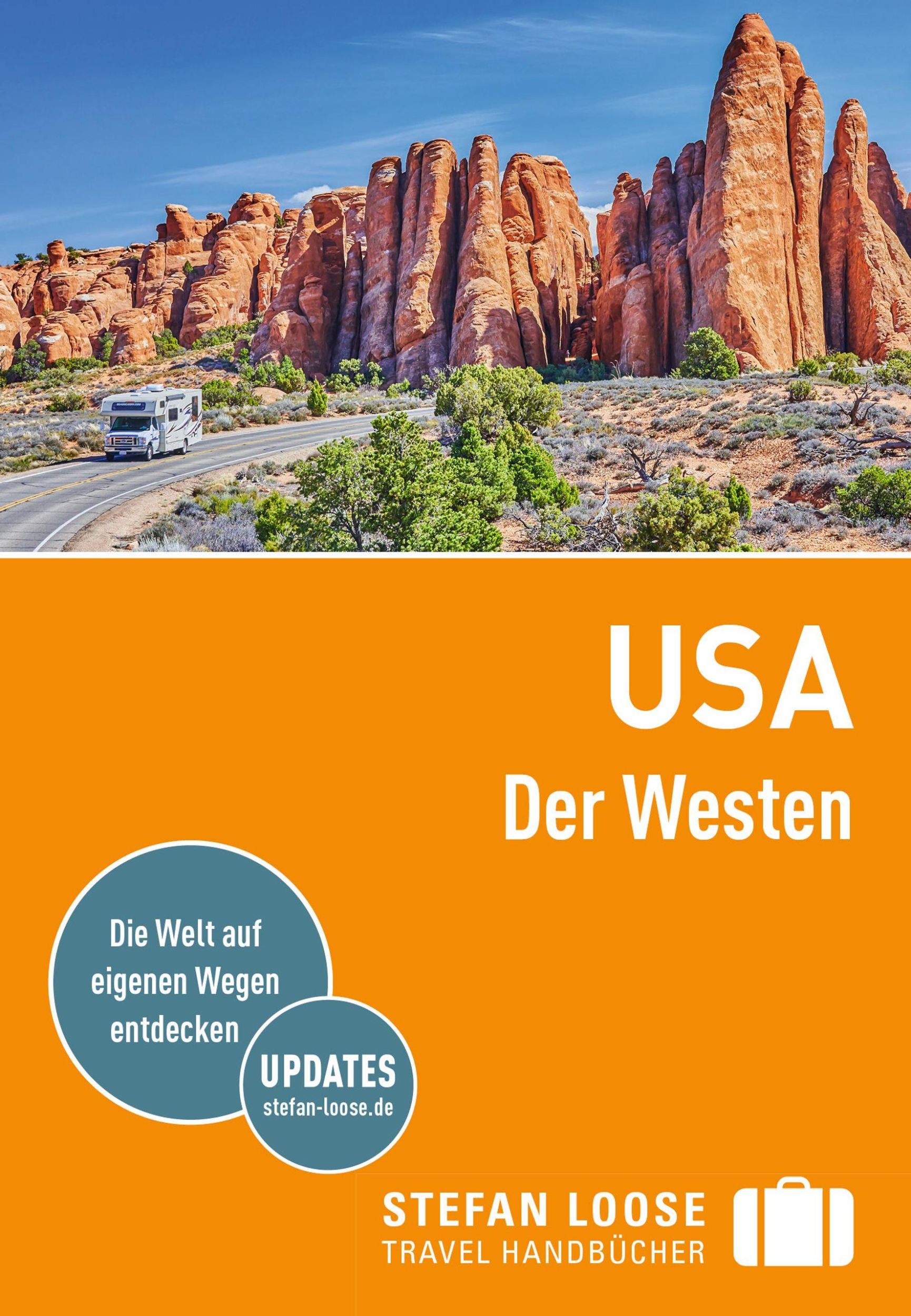 Cover: 9783770166510 | Stefan Loose Reiseführer USA, Der Westen | mit Reiseatlas | Buch