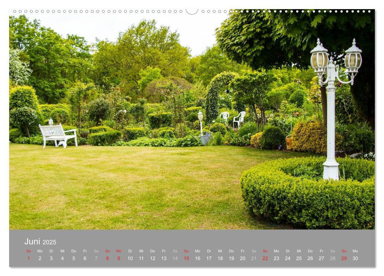 Bild: 9783435608850 | Romantische Garten-Paradiese (Wandkalender 2025 DIN A2 quer),...