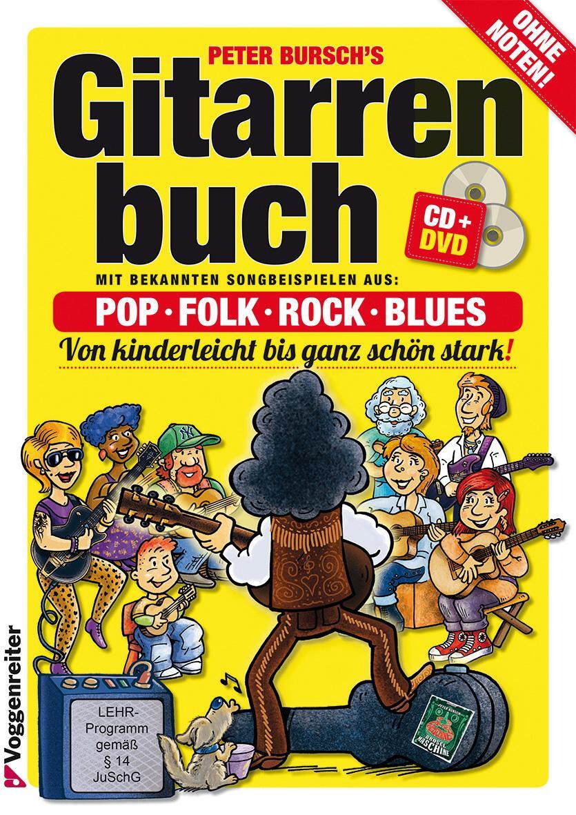 Cover: 9783802402081 | Gitarrenbuch 1. Mit DVD und CD | Peter Bursch | Taschenbuch | 192 S.