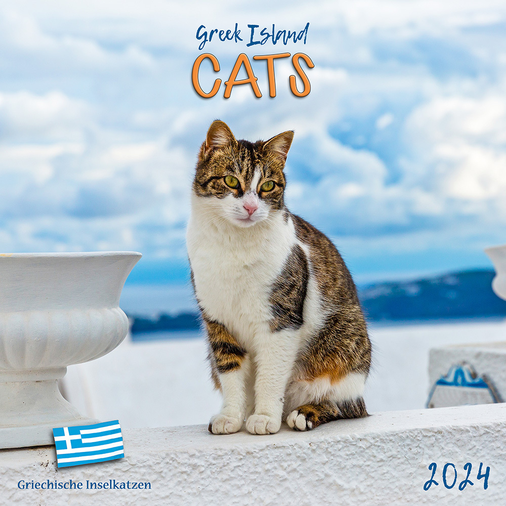 Cover: 9783959292542 | Greek Island Cats 2024 | Kalender 2024 | Kalender | Drahtheftung