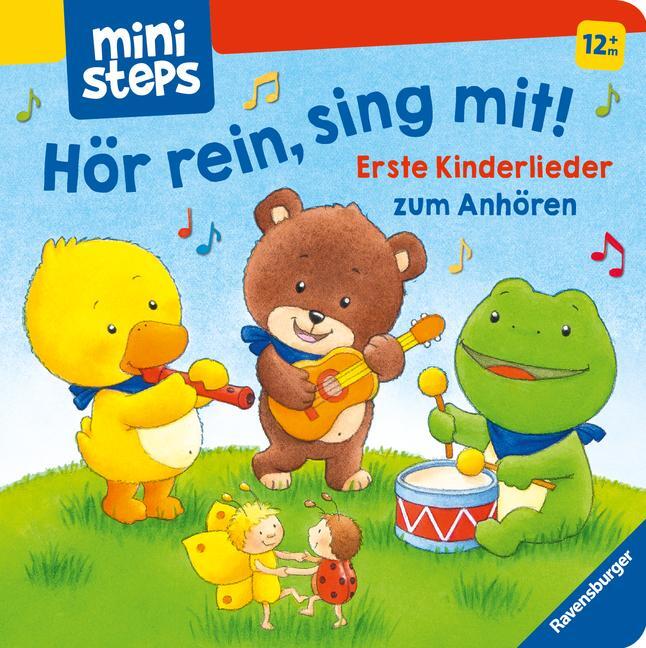 Cover: 9783473319930 | ministeps: Hör rein, sing mit! Erste Kinderlieder zum Anhören. | Buch