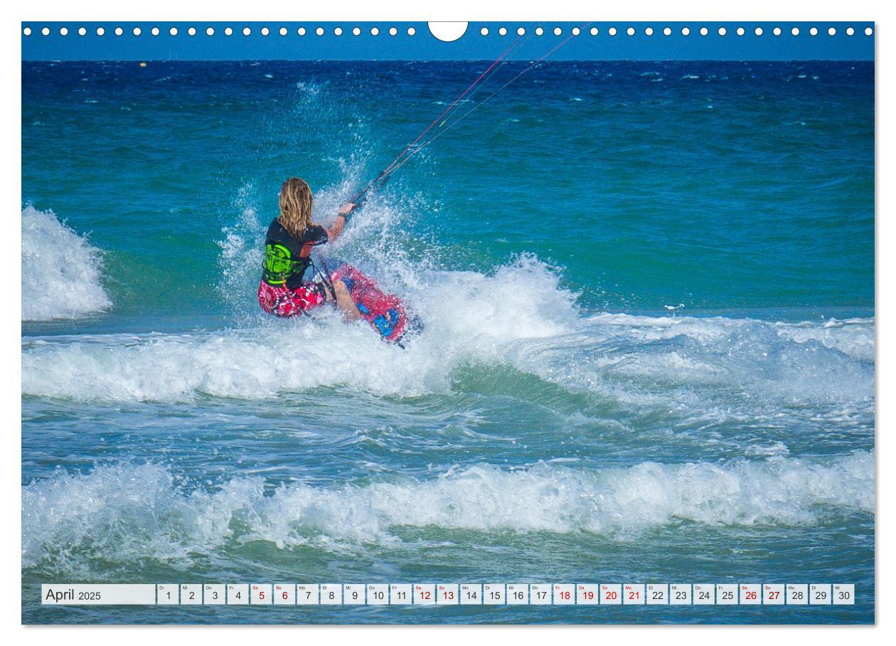 Bild: 9783435100606 | Faszination Kitesurfen (Wandkalender 2025 DIN A3 quer), CALVENDO...