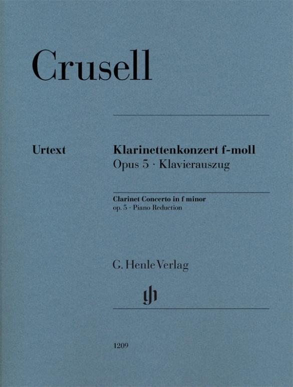 Cover: 9790201812090 | Klarinettenkonzert f-moll op.5 | Klavierauszug | Crusell | Taschenbuch