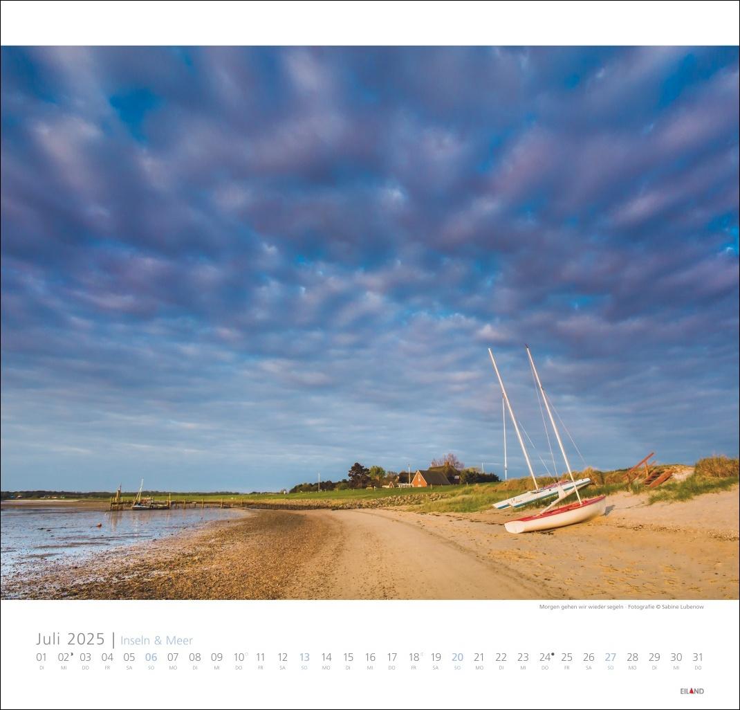 Bild: 9783964023247 | Inseln und Meer Edition Kalender 2025 | Eiland | Kalender | 13 S.