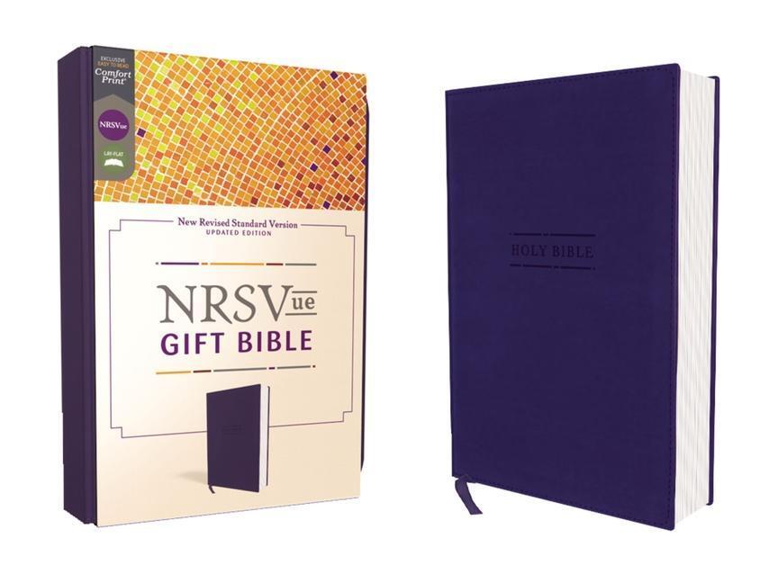 Cover: 9780310461548 | Nrsvue, Gift Bible, Leathersoft, Blue, Comfort Print | Zondervan