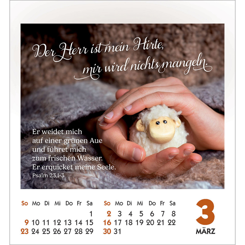 Bild: 9783754890356 | Lieblingsworte umgeben dich 2025 | Aufkleber-Kalender | Kalender