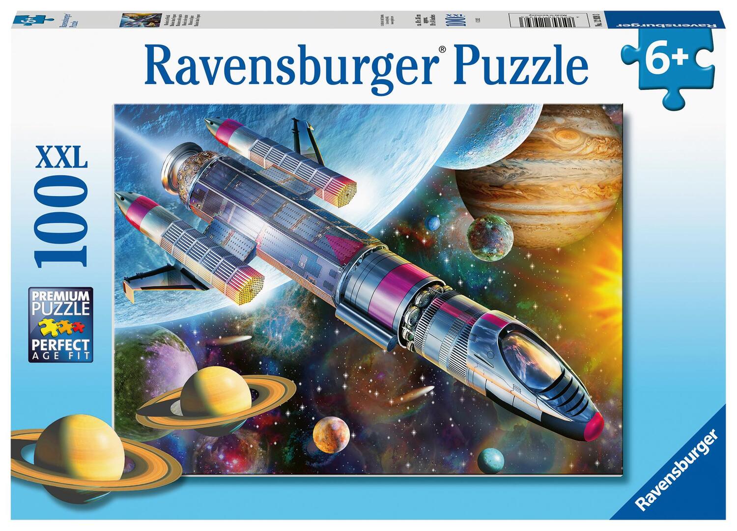 Cover: 4005556129393 | Ravensburger Kinderpuzzle 12939 - Mission im Weltall 100 Teile XXL...