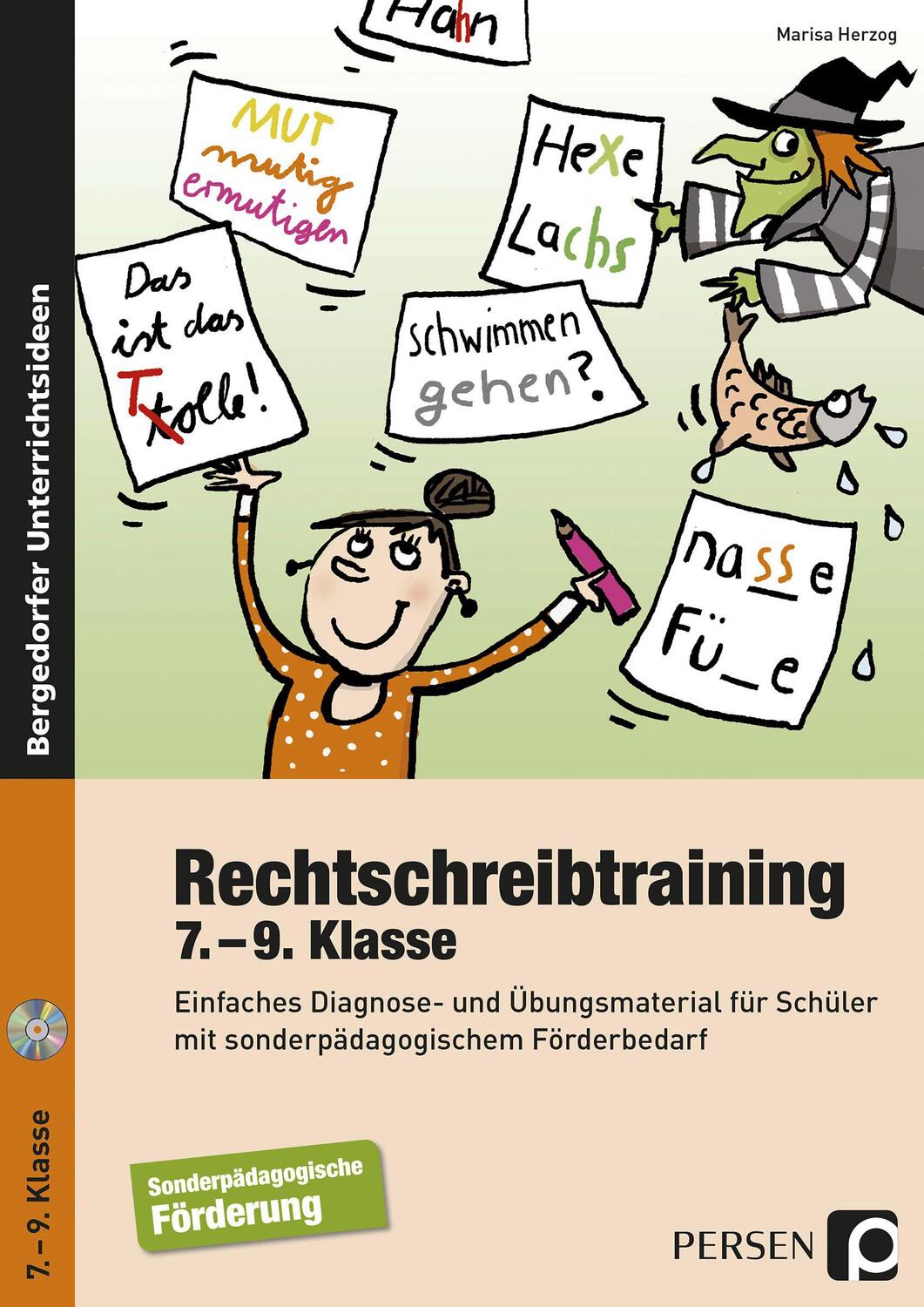 Cover: 9783403236412 | Rechtschreibtraining - 7.-9. Klasse | Marisa Herzog | Taschenbuch