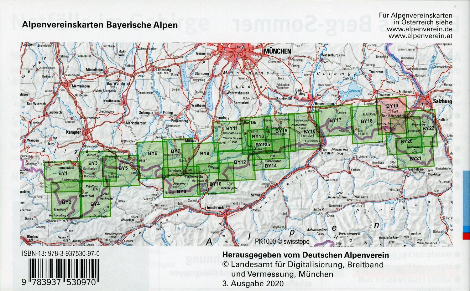 Bild: 9783937530970 | Chiemgauer Alpen Ost, Sonntagshorn | (Land-)Karte | Deutsch | 2020