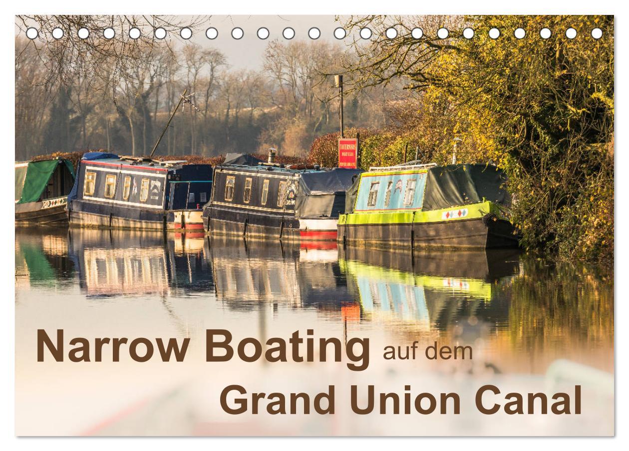 Cover: 9783435360154 | Narrow Boating auf dem Grand Union Canal (Tischkalender 2025 DIN A5...