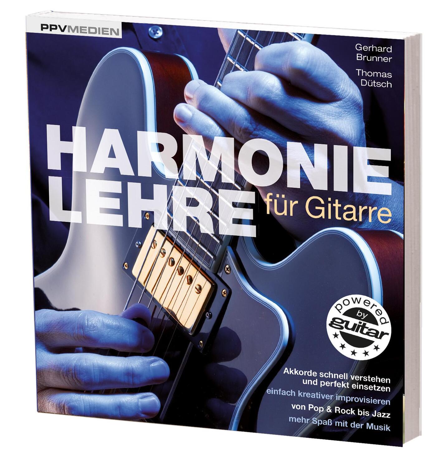 Cover: 9783955120931 | Harmonielehre für Gitarre | Gerhard Brunner (u. a.) | Taschenbuch