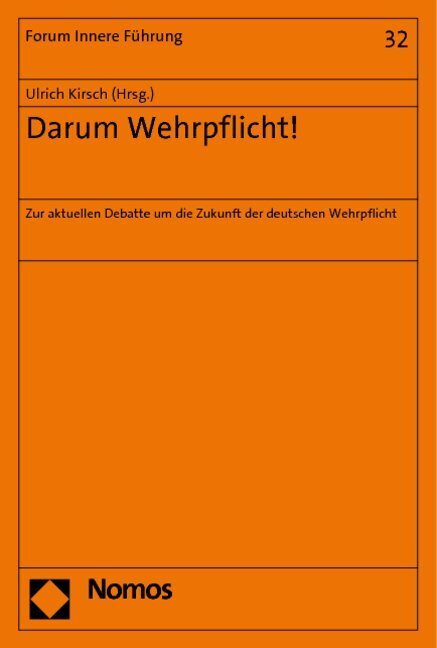 Cover: 9783832956332 | Darum Wehrpflicht! | Ulrich Kirsch | Taschenbuch | 112 S. | Deutsch