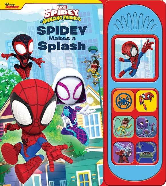 Cover: 9781503767591 | Disney Junior Marvel Spidey Makes A Splash Sound Book | P I Kids