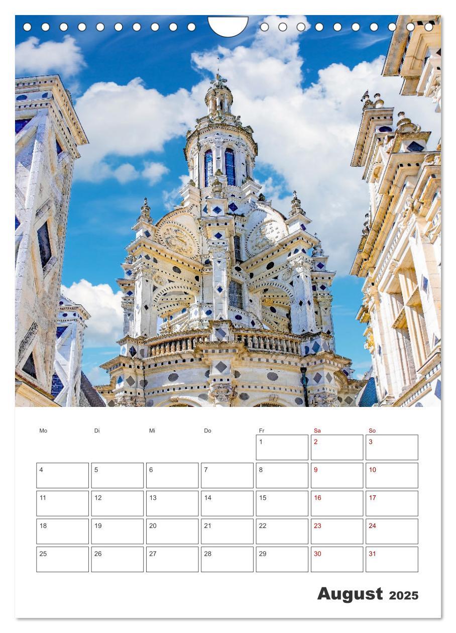 Bild: 9783435854516 | Schlösser der Loire - Reiseplaner (Wandkalender 2025 DIN A4 hoch),...