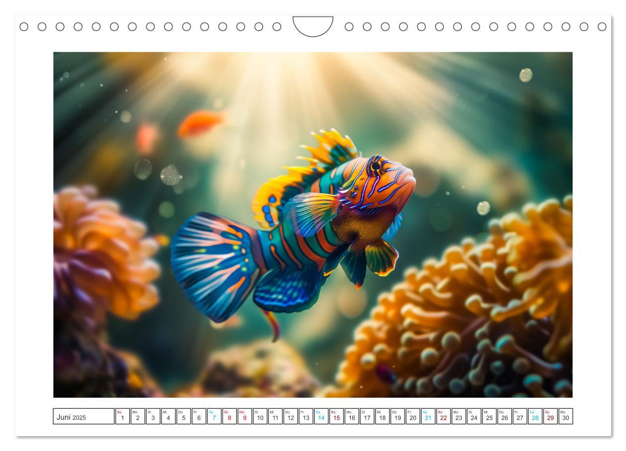 Bild: 9783383784347 | Exotische Fische (Wandkalender 2025 DIN A4 quer), CALVENDO...