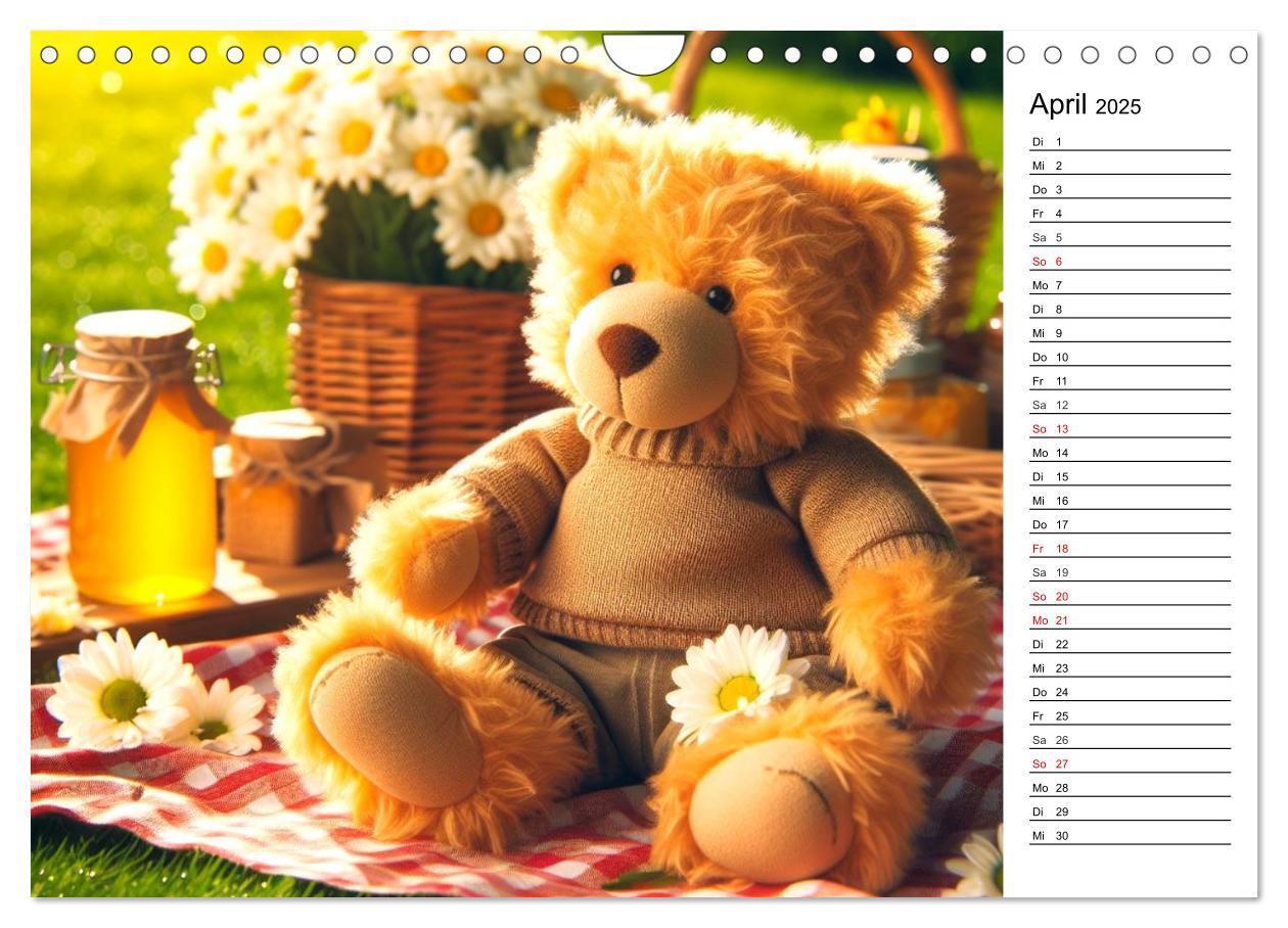 Bild: 9783383772221 | Teddys - Die Jahresreise der KI-Teddybären (Wandkalender 2025 DIN...