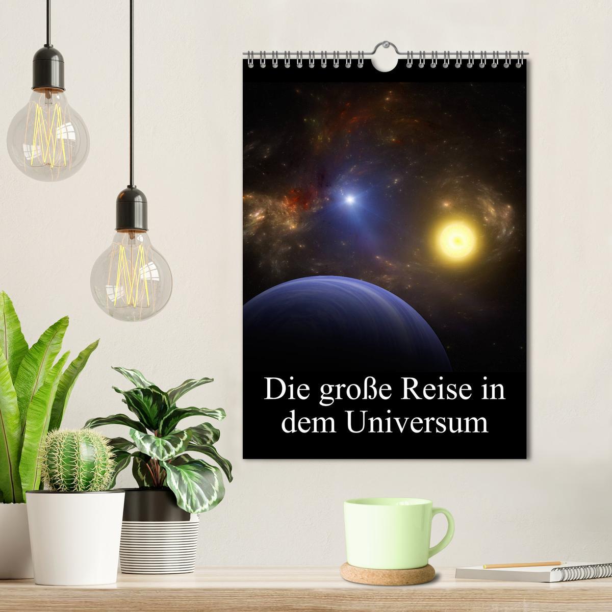 Bild: 9783457033951 | Die große Reise in dem Universum (Wandkalender 2025 DIN A4 hoch),...