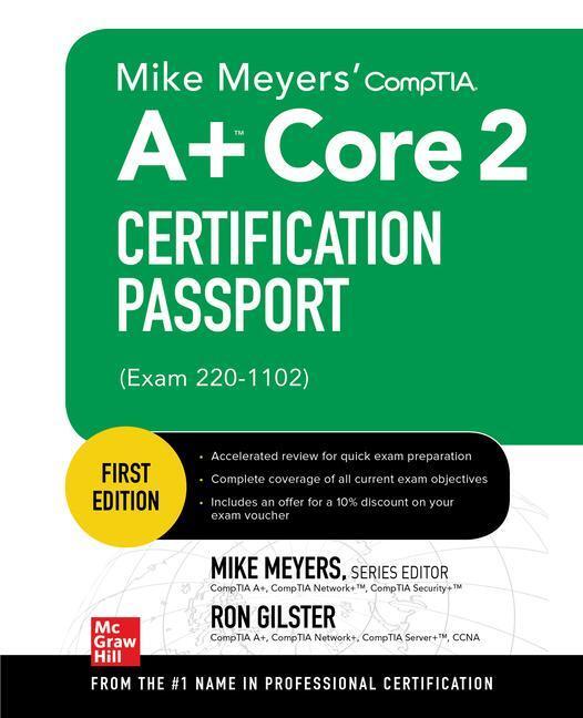 Cover: 9781264612147 | Mike Meyers' CompTIA A+ Core 2 Certification Passport (Exam 220-1102)